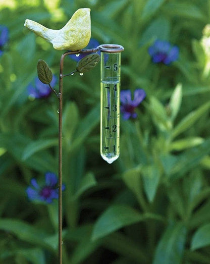 Happy Gardens - Yellow Bird Rain Gauge