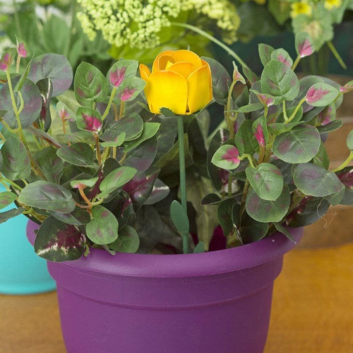 Happy Gardens - Yellow Rose Plant Pick