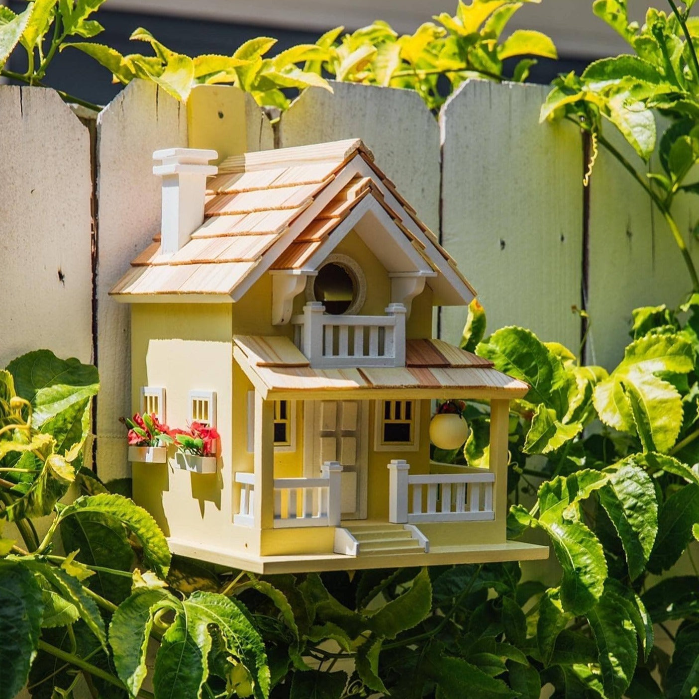 Yellow Veranda Bird House
